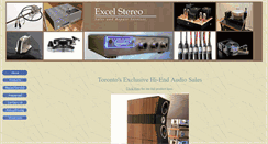 Desktop Screenshot of excelstereo.com